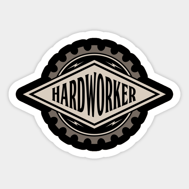 Hardworker Sticker by rebeline